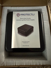 Uninterruptible Power Supply (UPS) Protectli Black w Quick Start Guide Brand New picture