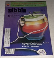 March 1985 Nibble Magazine Trivia Master Tiny Compiler Screen Spinner ProDOS picture