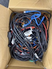 Large Mixed Lot Ethernet Network Patch Cables + Power Cords CAT5e CAT6 picture