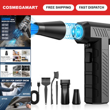 Cordless Electric Air Duster - 150,000 RPM Turbo Fan, Jet Dry Blower for PC & Ca picture