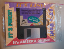 NIOP Vintage America Online 2.6 Version Computer Hard Disc Year Unknown Collect picture