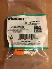 Panduit CAT 6 8-Wire TG Jack Module - Orange (CJ688TGOR) lot of 15 picture