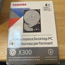 Toshiba 4tb X300 performance desktop PC 3.5 inch hard drive  - BRAND NEW picture