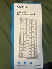 Anker Ultra Compact Slim Profile Bluetooth Keyboard, Silver Lightweight  picture