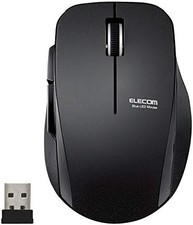 Elecom Wireless Blue Led Mouse Silent 5-Button Black M-FBL01DBXSBK quiet FromJP picture