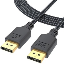 DisplayPort Cable 1.4 6Ft, Display Port DP Cord 6 Feet (8K@60Hz, 4K@144Hz, 2K@16 picture