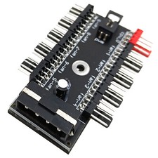 PC Fan Splitter Hub 4pin 10 Way Adapter IDE 12V Power Connector PWM CPU Cooler  picture