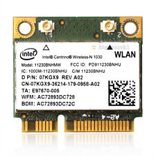New OEM Dell 7KGX9 Intel Centrino Wireless-N 1030 11230BNHMW b/g/n BT PCIe Half picture