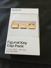 North Figural Pies Key Cap Pack - 3 Icon Keys, ESC Key, and Spacebar picture