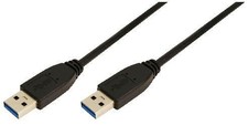 LogiLink CU0039 USB 3.0 cable USB-A/M to USB-A/M, black, 2 m ~E~ picture