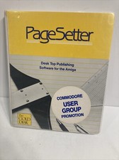 Page Setter Desk Top Publishing Gold Disk Amiga Program With Manual Complete picture