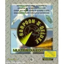 Harpoon II 2 Deluxe PC CD command naval air forces war ships game + add-ons picture