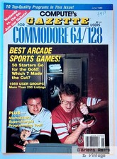 COMPUTE’s Gazette for Commodore 64/128 – June 1989 (Vol. 7 No. 6) picture