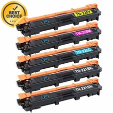 5 Pack TN221 TN225 Color Toner For Brother HL-3170CDW, MFC-9330CDW, MFC-9340CDW picture
