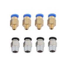 New 2*PTFE PTEE Tube 4*PC4 M6 Quick Fitting+4*PC4 M10 Straight Pneumatic Fitting picture