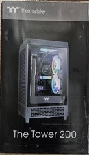 NIB Thermaltake The Tower 200 Black Mini Chassis PC Case ITX AIO FANS picture