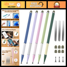 2-in-1 Magnetic Stylus Pen Set for Touchscreens, High Sensitivity, 5PCS, 9 Tips picture