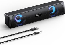 Computer Speaker USB Powered Bluetooth Sound Bar for Desktop Laptop picture