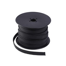 Keco 100ft – 1/4 inch PET Braided Expandable Cable Sleeve – 1/4-100ft, Black picture