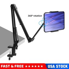 Extendable Mobile Phone Tablet Holder Metal Bracket for Desk Cantilever Stand picture
