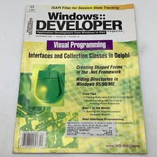 Windows Developer Magazine 2001 Visual Programming, Hiding Directories 95/98/ME picture