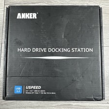 ANKER  Hard Drive Docking Station 68UPSHDDS-BU Series 6618 Open Box picture
