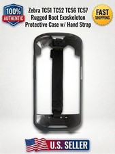 Zebra TC51 TC52 TC56 TC57 Rugged Boot Exoskeleton Protective Case w/ Hand Strap picture