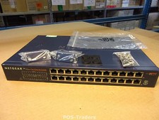 NETGEAR FS524 Rackmount Switch 24 x RJ45 10/100 Switch + NEW RACK EARS & 4X FEET picture