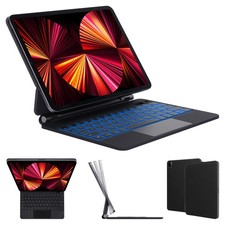 7 Colors Backlit Magnetic Keyboard Case for iPad Air 11 inch M3 2025/ M2 2024... picture