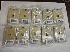 ICC Wall Telephone Plate IC630DB4IV 6P4C Ivory for Wall Mount KX-TDA50 (10-Pack) picture