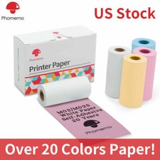Bluetooth Portable Mini Photo Printer Adhesive Thermal Paper Wireless Printing picture