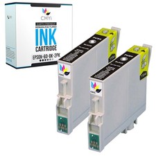CMYi 2-Pack Compatible T060 Black Ink Cartridge for Epson Stylus CX4800 CX5800 picture