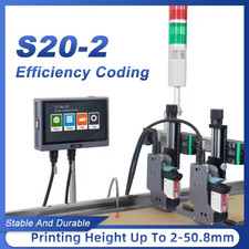25.4mm automatic online inkjet printer does not include conveyor printing text picture