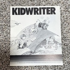 Spinnaker KIDWRITER Instruction Booklet w/ Package MPN KWR (Vintage) picture