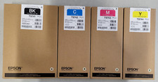 4 Ink Cartridges Epson T9741, T9742, T9743, T9744 CMYK New Original Packaging VAT EXP: 2022 picture