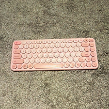 Baseus Slim Wireless Bluetooth Pink Aluminum Keyboard picture