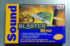 Open Box  Creative Sound Blaster 16 PCI 41 Sound Card  Vintage Retro G1N picture