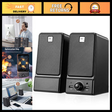 Hi-Fi Stereo USB Computer Speakers, 16W Desktop Sound, Deep Bass & Clear Vocals picture