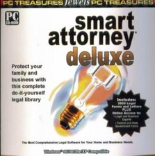 Smart Attorney Deluxe 8.0 PC CD print custom legal law forms documents templates picture
