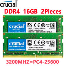 Crucial DDR4 32GB KIT 2 x 16GB 3200 MHz PC4-25600 SODIMM 260-Pin Laptop Memory picture