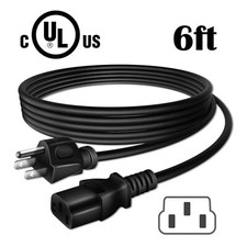 UL 6ft AC Cord For Mitsubishi WD570U DLP Projector 3500 Lumens Home Theater HD picture