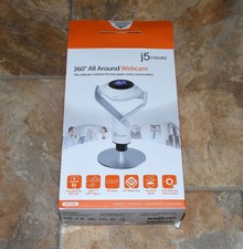 j5create JVCU360 360° All Around Webcam 1080p USB-C/USB-A Open Box picture