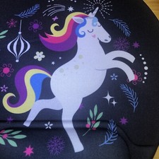 Unicorn Mouse Pad Designed Wrist Mat Protector Computer Laptop  New picture