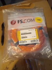 Lot Of 115+ - 10 meter OM1 Fiber Patch Cable 1GB Duplex Multimode Optic Cord 10m picture