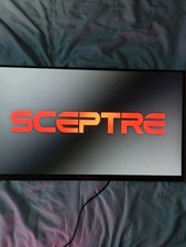Sceptre 27 4K Gaming LED Monitor Ultra HD Black with Stand & Cables Used Great picture