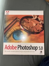 1998 Adobe Photoshop 5.0 Limited Edition SEALED CD w/Serial for Win/Mac—NOS picture