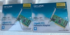 TP-LINK TG-3269 10/100/1000Mbps Gigabit PCI Network Adapter New Sealed LOT OF 2~ picture
