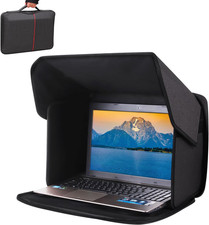 Portable Laptop Sun Shade Foldable Laptop Privacy Shield Blocks Sunlight Working picture