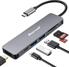 Hub USB C 7 en 1 Multi Puerto Adaptador MacBook Pro HDMI USB3 SD TF 100W PD picture