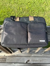 Lacdo 14 Inch 360° Protective Laptop Shoulder Bag Sleeve Case Gray Black Macbook picture